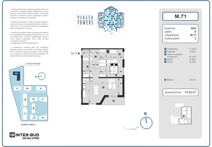 Mieszkanie w inwestycji: Piasta Towers bud. 90A
