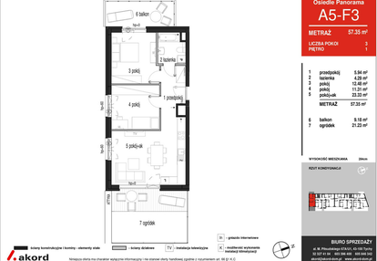 Mieszkanie w inwestycji: Panorama A5