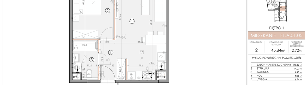 Mieszkanie w inwestycji: Bukowińska Mokotów