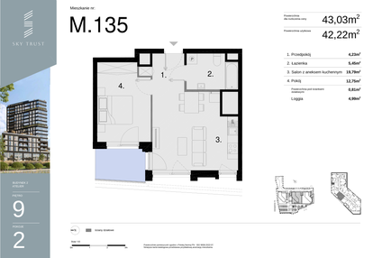 Mieszkanie w inwestycji: Sky Trust etap II