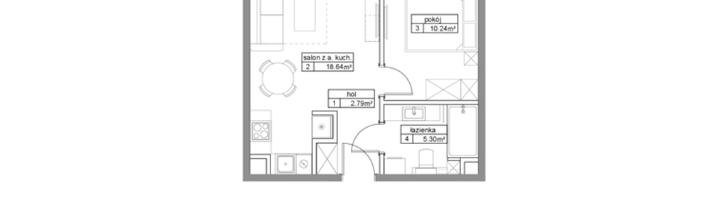 Mieszkanie w inwestycji: Apartamenty na Klifie bud. D, E i F