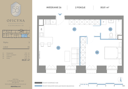 Mieszkanie w inwestycji: Oficyna - Apartamenty Inwestycyjne Apart Hotel