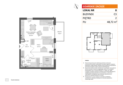 Mieszkanie w inwestycji: Gdańskie Zacisze