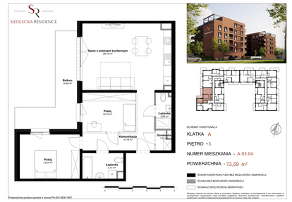 Mieszkanie w inwestycji: Siedlecka Residence
