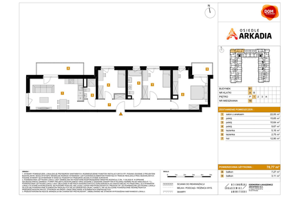 Mieszkanie w inwestycji: Osiedle Arkadia etap 2