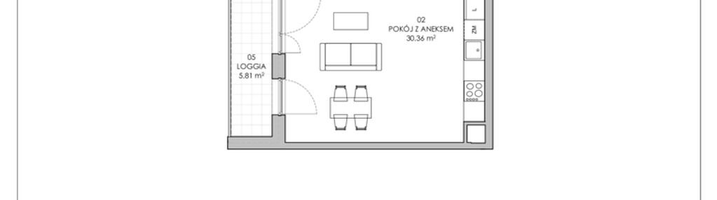 Mieszkanie w inwestycji: Skwer Harmonia II