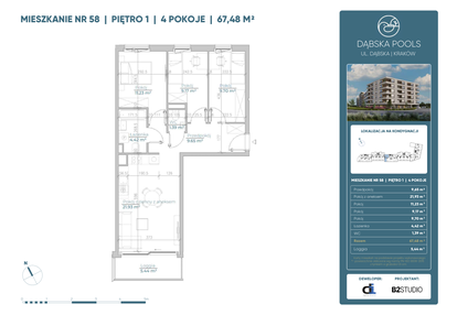 Mieszkanie w inwestycji: Dąbska Pools