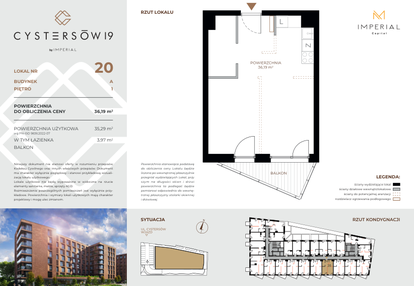 Mieszkanie w inwestycji: Cystersów 19 - lokale inwestycyjne