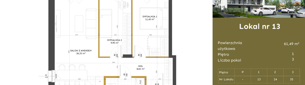 Mieszkanie w inwestycji: Apartamenty 3 Maja