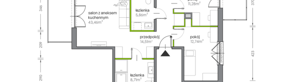 Mieszkanie w inwestycji: Żabiniec Vita