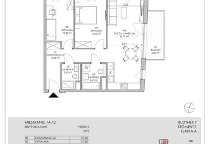 Mieszkanie w inwestycji: Skwer Harmonia II
