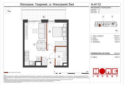 Mieszkanie w inwestycji: Warszawski Świt etap VII