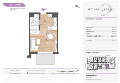 Mieszkanie w inwestycji: Wyspa Solna Etap III, budynek B