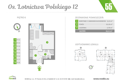 Mieszkanie w inwestycji: Os. Lotnictwa Polskiego 12