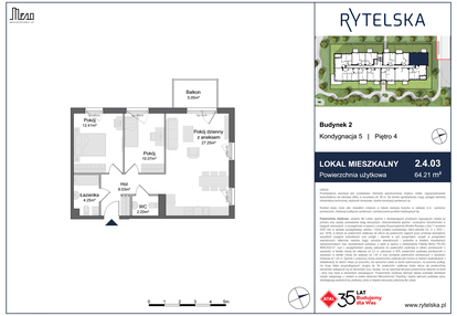 Mieszkanie w inwestycji: Rytelska