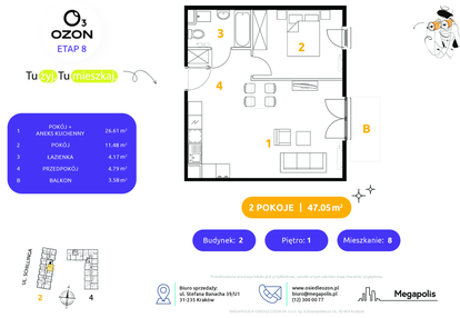 Mieszkanie w inwestycji: Osiedle Ozon etap VIII