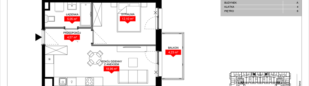 Mieszkanie w inwestycji: Osiedle Bociana 5