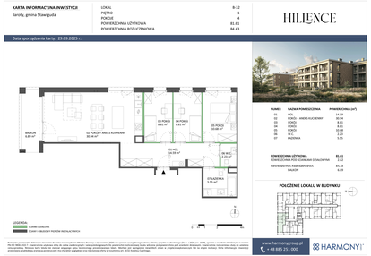 Mieszkanie w inwestycji: Hillence etap 2
