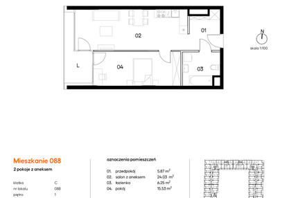 Mieszkanie w inwestycji: Miasto Polskich Mistrzów Olimpijskich