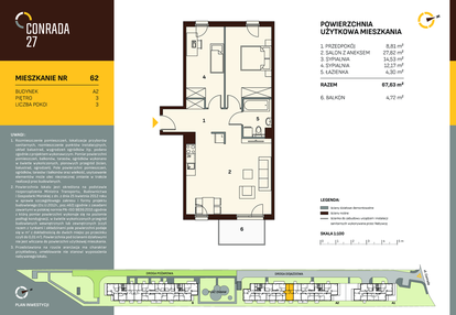 Mieszkanie w inwestycji: Conrada 27