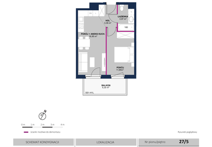 Mieszkanie w inwestycji: Moja Północna Etap III