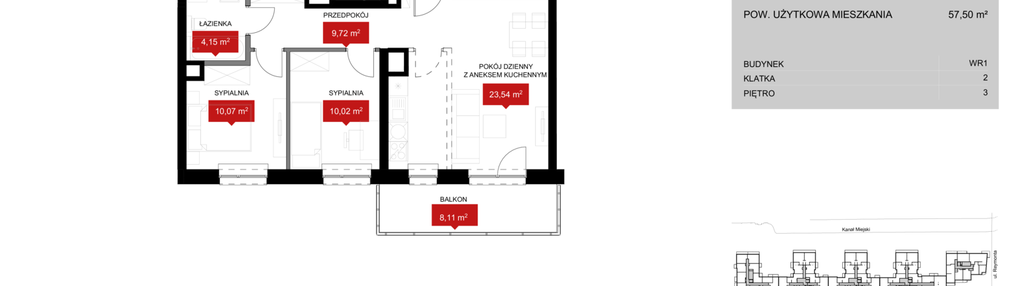Mieszkanie w inwestycji: Przystań Reymonta