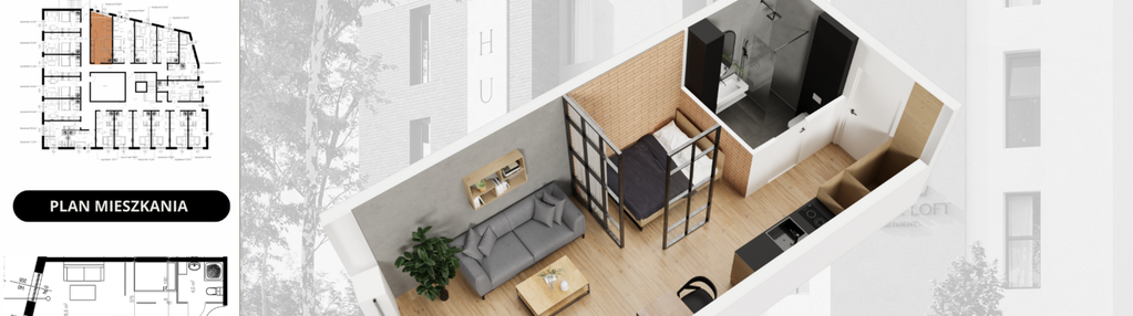 Mieszkanie w inwestycji: Hussar Loft - Apartamenty inwestycyjne