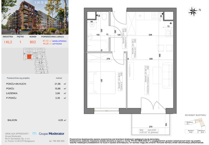 Mieszkanie w inwestycji: Industria etap I-B