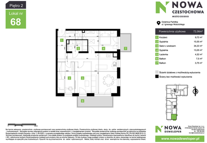 Mieszkanie w inwestycji: Nowa Częstochowa Mościckiego