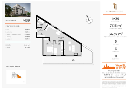 Mieszkanie w inwestycji: Łepkowskiego 11