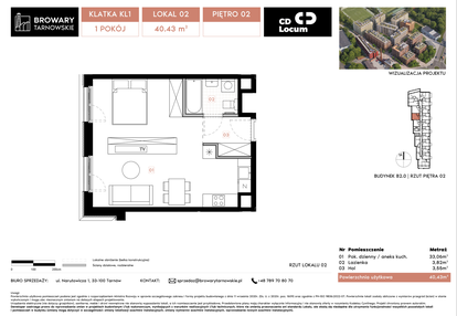 Mieszkanie w inwestycji: Browary Tarnowskie etap 1