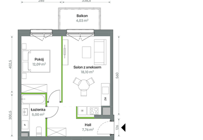 Mieszkanie w inwestycji: Oliwska Vita