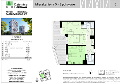 Mieszkanie w inwestycji: Dzielnica Parkowa VII