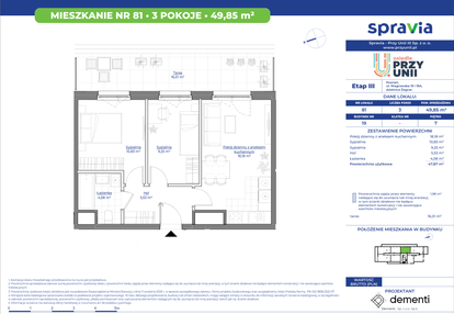 Mieszkanie w inwestycji: Osiedle przy Unii etap III