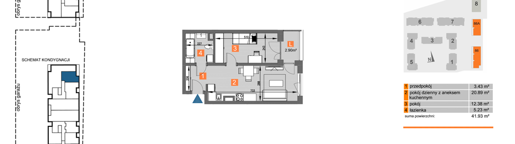 Mieszkanie w inwestycji: Piasta Towers bud. 86 i 86A