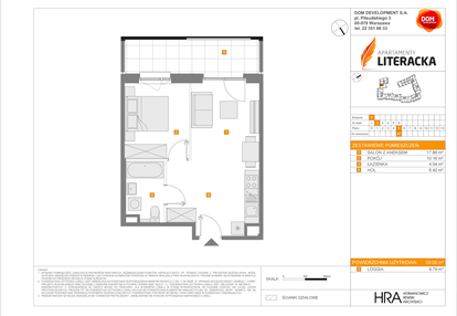 Mieszkanie w inwestycji: Apartamenty Literacka etap 2.3