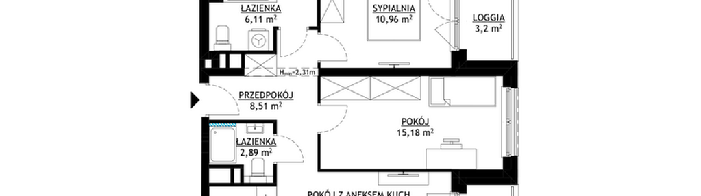 Mieszkanie w inwestycji: FUTURO