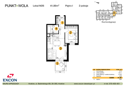 Mieszkanie w inwestycji: Punkt Wola
