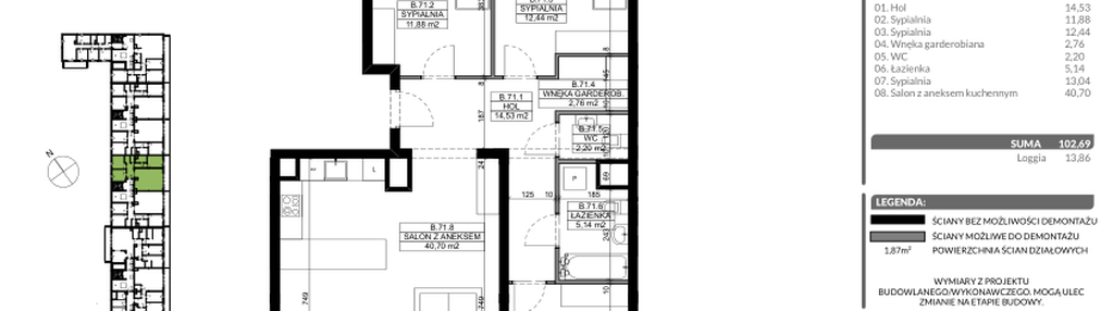Mieszkanie w inwestycji: Symfonia Ptasia 28