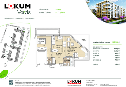 Mieszkanie w inwestycji: Lokum Verde etap III