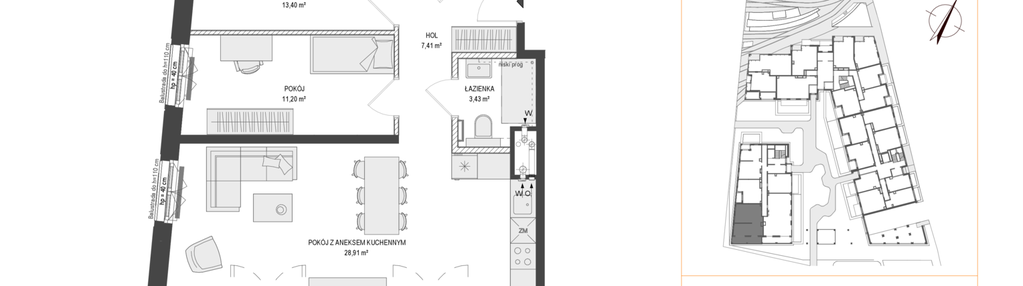 Mieszkanie w inwestycji: Zajezdnia Motława