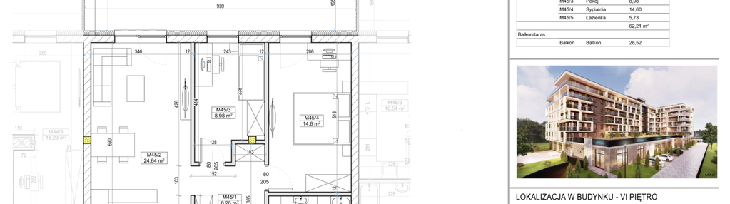 Mieszkanie w inwestycji: Apartamenty Widok Włoszczowa