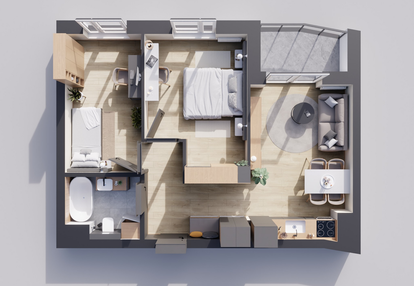 Mieszkanie w inwestycji: Odrzańskie Bulvary