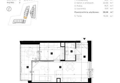 Mieszkanie w inwestycji: Cisha Apartamenty Dziwnów