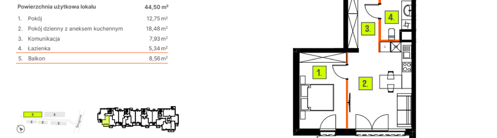 Mieszkanie w inwestycji: Osiedle BLASK - Etap I