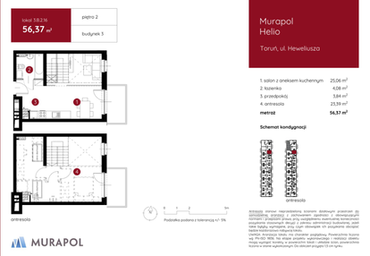 Mieszkanie w inwestycji: Murapol Helio