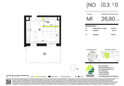 Mieszkanie w inwestycji: Ogrody Staromiejskie