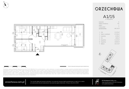 Mieszkanie w inwestycji: Orzechowa 2