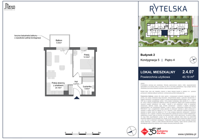Mieszkanie w inwestycji: Rytelska