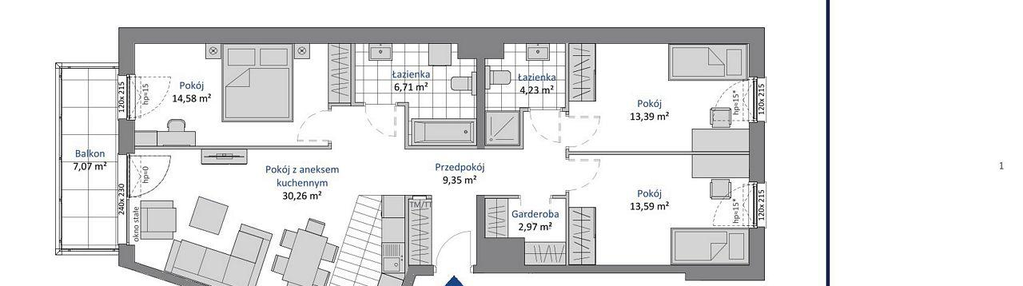 Mieszkanie w inwestycji: Nowa Dąbrowa bud. DE